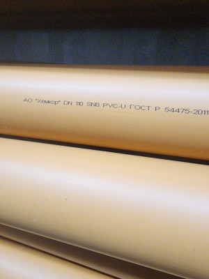 труба для канализации sn 8 110x3.2x1000 в Минске