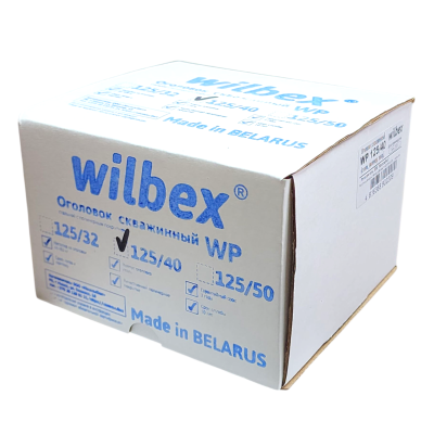 Фото оголовок стальной внутренний wilbex wp 125/40