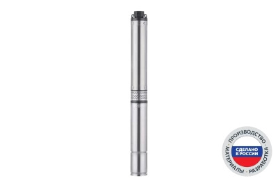 Фото насос для скважины UNIPUMP БЦП 3,5-0,5-50 В (550 Вт, с кабелем 30м и вилкой) Vodolei.by