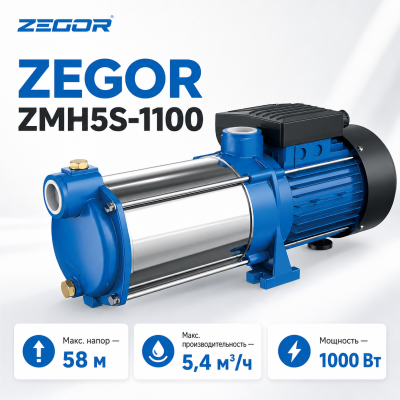 Фото ZEGOR ZMH 5S-1100 Vodolei.by