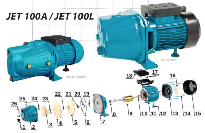 Фото корпус для насоса IBO Jet 100 Aa